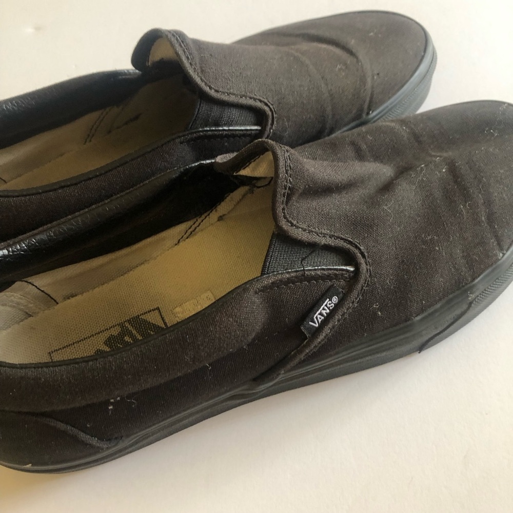 Black Classic Slip On Vans - Picture 15 of 16